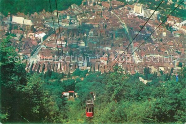 Brasso Brasov Kronstadt Vedere de pe Timpa Bergbahn