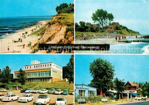 Ahrenshoop Ostseebad Steilufer Strand Kurhaus