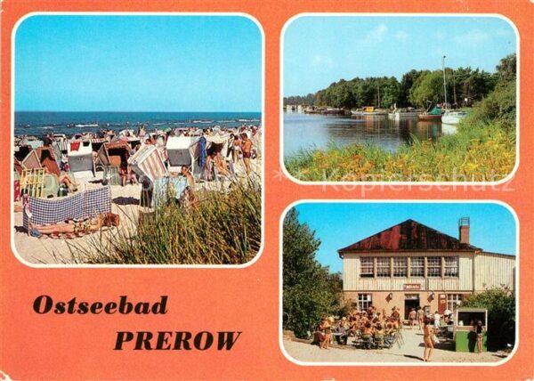 Prerow Ostseebad Strand Seglerhafen HO Milchbar am Dünen
