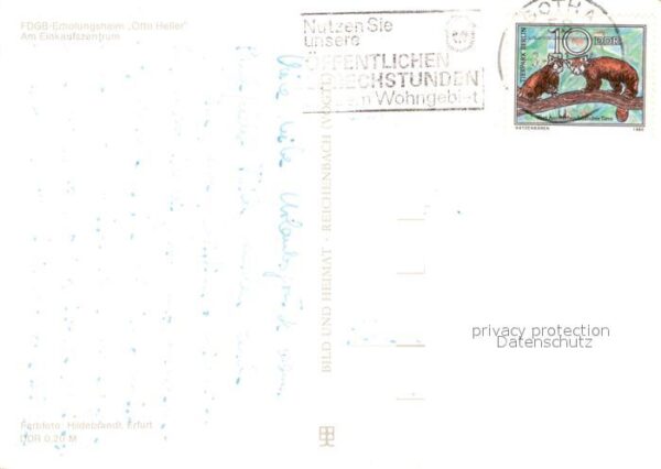 Ernstroda FDGB Erholungsheim Otto Heller Einkaufs – Bild 2