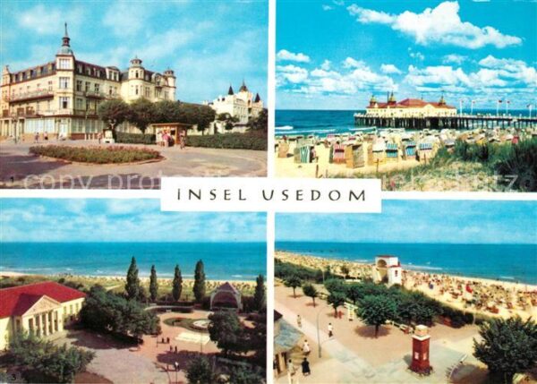 Insel Usedom Zinnowitz FDGB Heim Glück auf Ahlbeck S