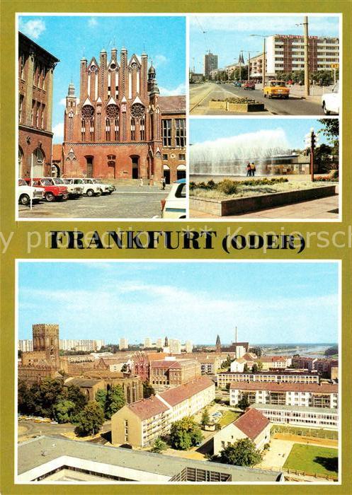 Frankfurt Oder Rathaus Karl Marx Strasse Wasserspiele