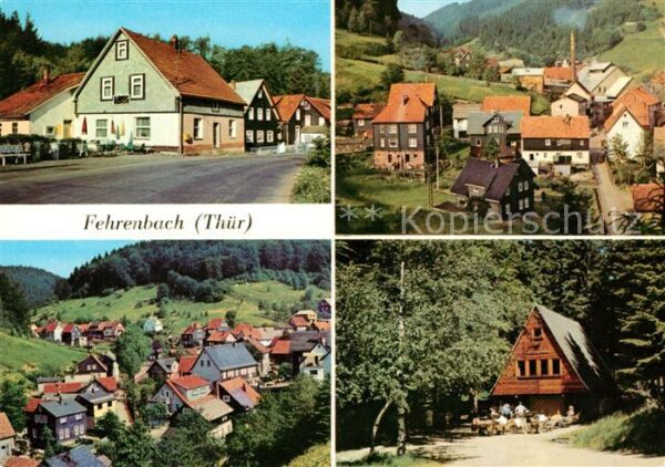 Fehrenbach Thueringer Wald HOG Rasthof Teilansichten Waldbaude Wer