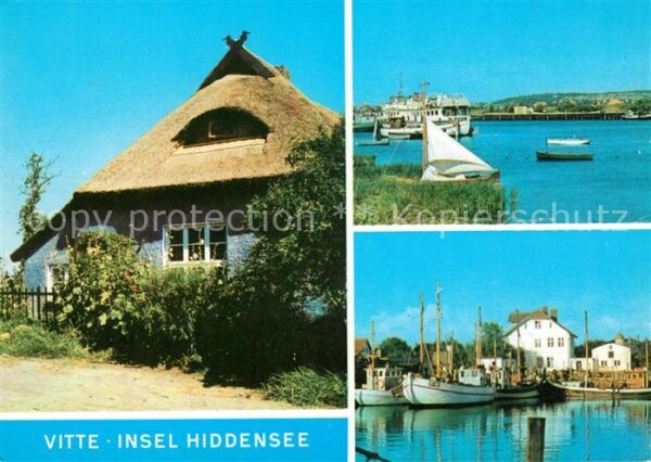 Vitte Hiddensee Blaue Scheune Hafenmotive