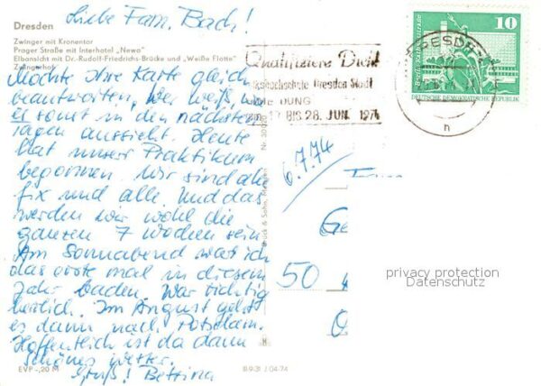 Dresden Zwinger Kronentor Prager Straße Interho – Bild 2