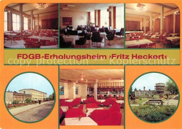 Gernrode Harz FDGB Erholungsheim Fritz Heckert