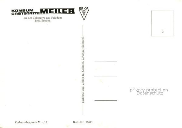 Sosa Erzgebirge Talsperre Gasthaus Meiler – Bild 2