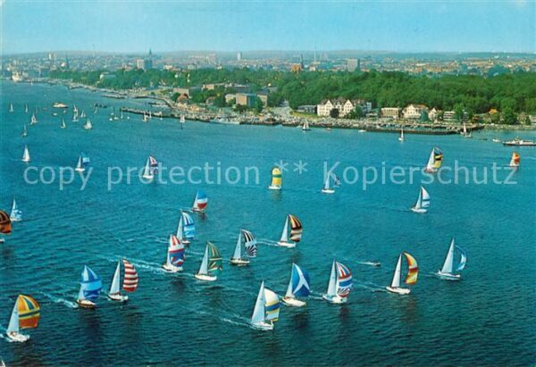 Kiel Fliegeraufnahme Segelregatta