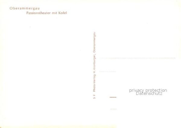 Oberammergau Passionstheater Kofel – Bild 2