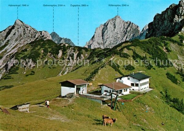 Graen Tirol Bergstation Füssener Jöchle