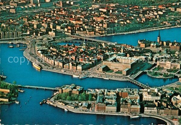 Stockholm Fliegeraufnahme