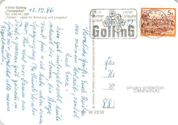 Torren Golling Torrenerhof Winter Kirche – Bild 2