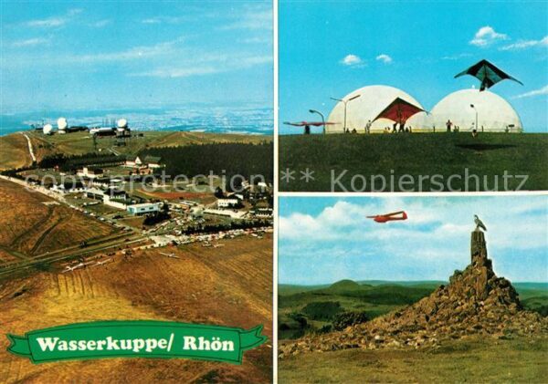 Wasserkuppe Rhoen Berg der Flieger Denkmal