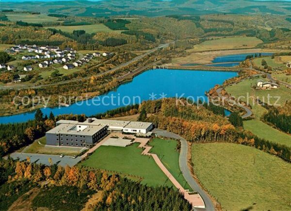 Biggesee Fliegeraufnahme Jugendherberge