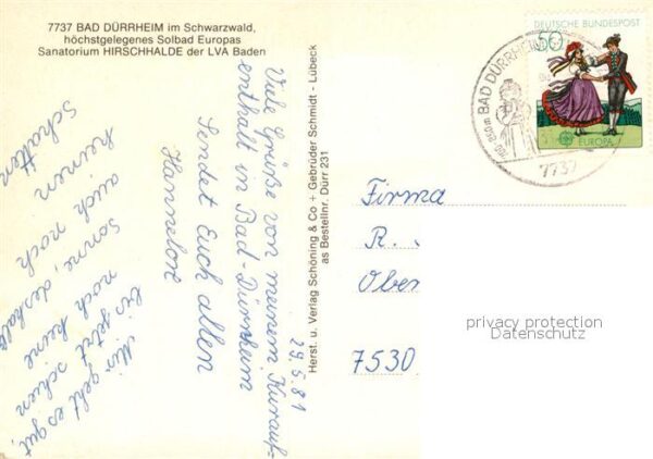 Duerrheim Bad Sanatorium Hirschhalde – Bild 2