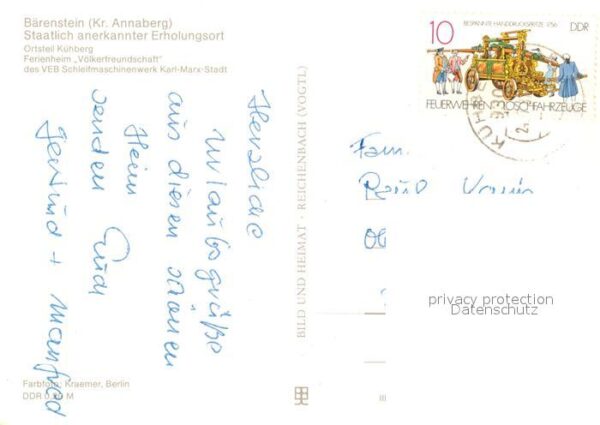 Baerenstein Annaberg-Buchholz Kühberg Ferienheim Völkerfreundschaft – Bild 2