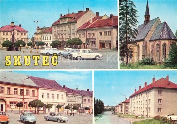 Chrudim Skutec Rathaus Marktplatz Kirche