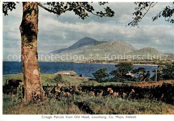 Irland Croagh Patrick from Old Head Louisburg