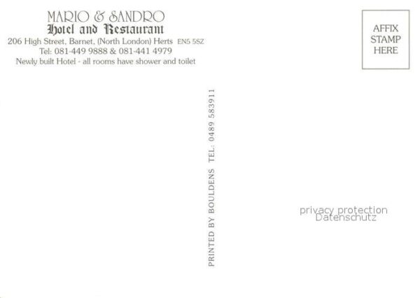Barnet Hotel Restaurant Mario &Sandro – Bild 2