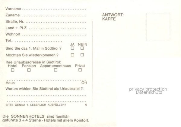 Meran Merano Panorama Gewinnkarte – Bild 2