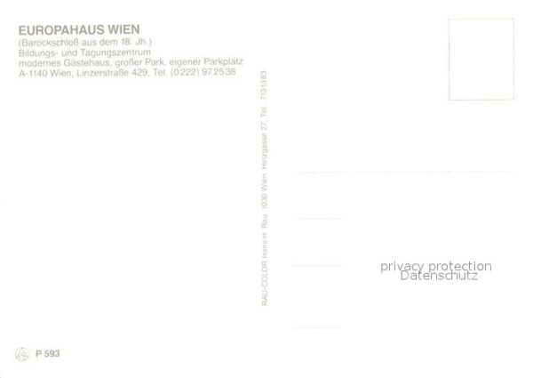Wien Europahaus Barockschloss – Bild 2