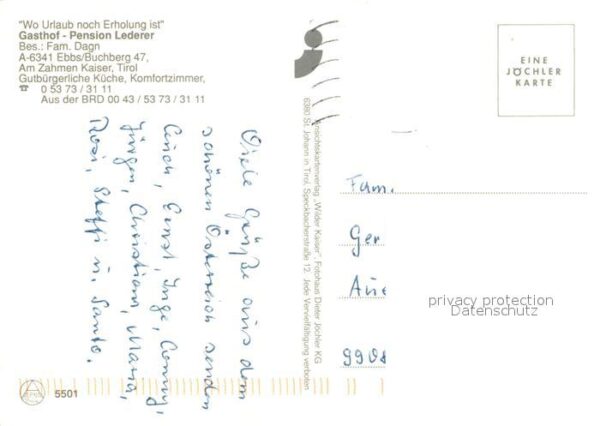 Ebbs Buchberg Gasthaus Pension Lederer – Bild 2