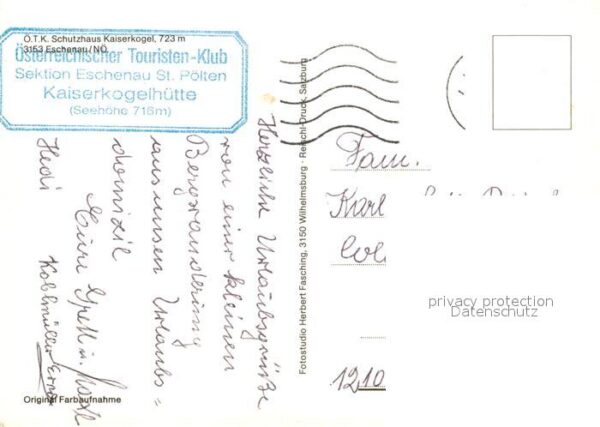 Eschenau Niederoesterreich Schutzhaus Kaiserkogel – Bild 2