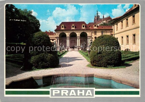 Praha Prahy Prague Wallenstein Garten Schloss