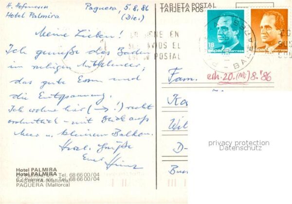 Paguera Mallorca Islas Baleares Hotel Palmira – Bild 2