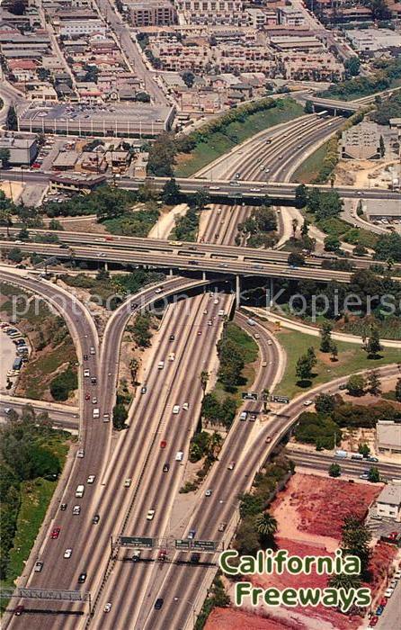 San Francisco California California freeway system aerial view