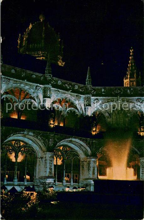 Lisboa Jeronimos Kloster Nachtaufnahme