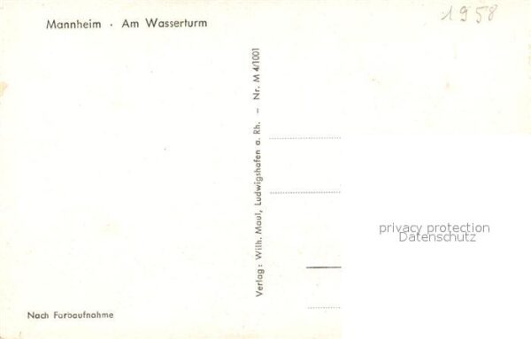 Mannheim Am Wasserturm – Bild 2