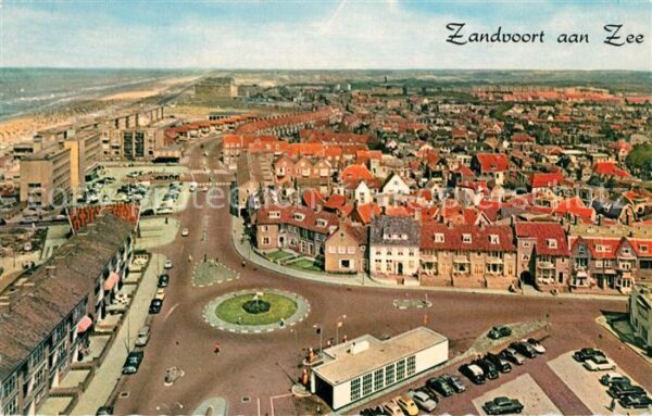 Zandvoort Holland Panorama vanaf uitzichttoren