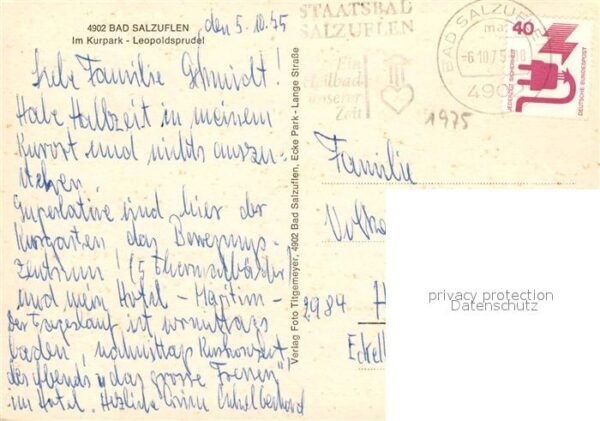 Bad Salzuflen Kurpark mit Leopoldsprudel – Bild 2