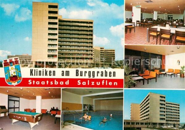 Bad Salzuflen Kliniken am Burggraben Speisesaal Spiel