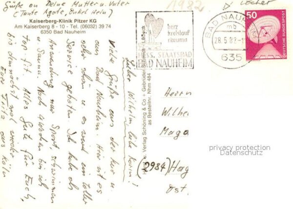 Bad Nauheim Kaiserberg Klinik Pitzer Gastraum Zimme – Bild 2