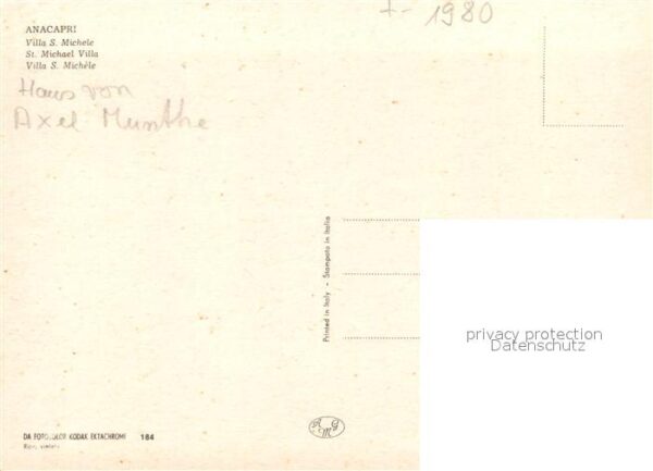 Anacapri Villa San Michele – Bild 2