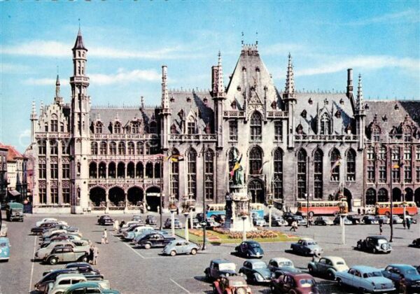 Brugge Grote Markt Grand Place Monument