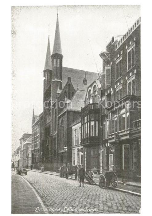 Groningen Gelkingestraat Kirche Repro