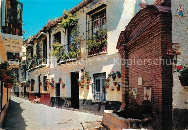 Malaga Andalucia Calle de Los Cristos
