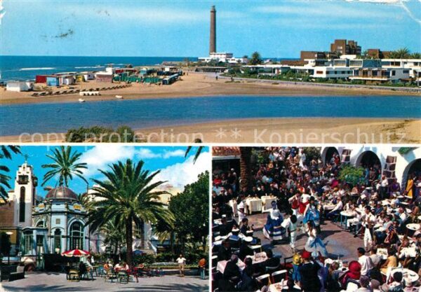 Las Palmas Gran Canaria Panorama Plaza Konzert
