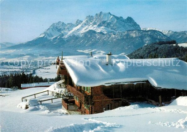 St Johann Tirol Wintersportzentrum mit Wildem Kaiser