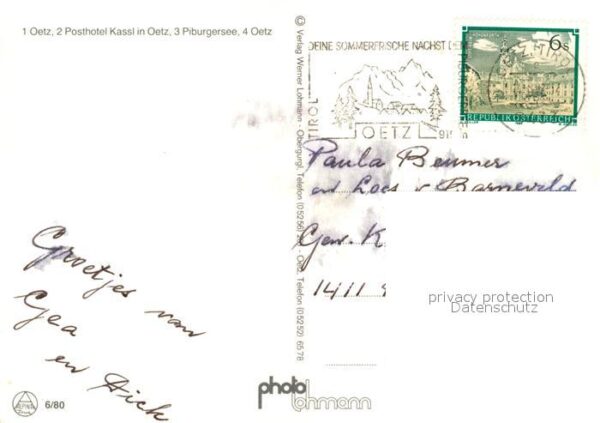 Oetz Posthotel Kassl Piburgersee Panorama – Bild 2