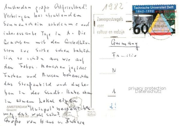 Amsterdam Niederlande Bootsfahrt in den Grachten – Bild 2
