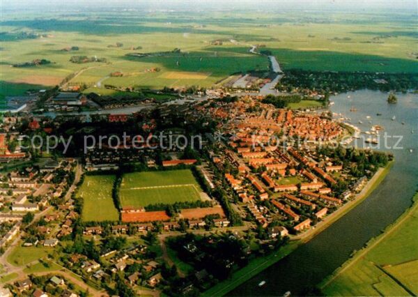 Grou Friesland Fliegeraufnahme