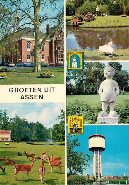 Assen Park Wildgehege Schwanenteich Aussichts