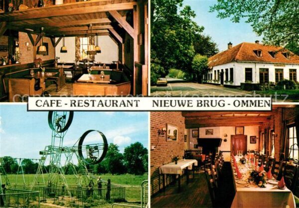 Ommen Overijssel Cafe Restaurant Nieuwe Brug Gastraum
