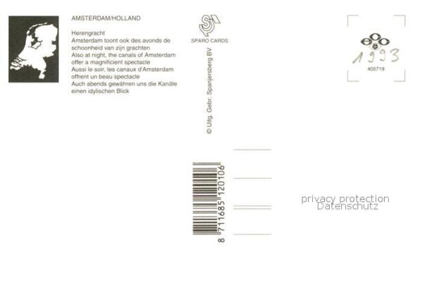 Amsterdam Niederlande Herengracht – Bild 2