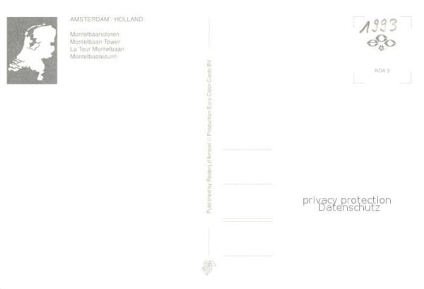 Amsterdam Niederlande Montelbaanstoren – Bild 2