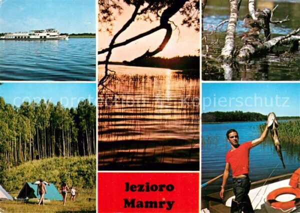 Jezioro Mamry Fahrgastschiff Seepanorama Camping Ange